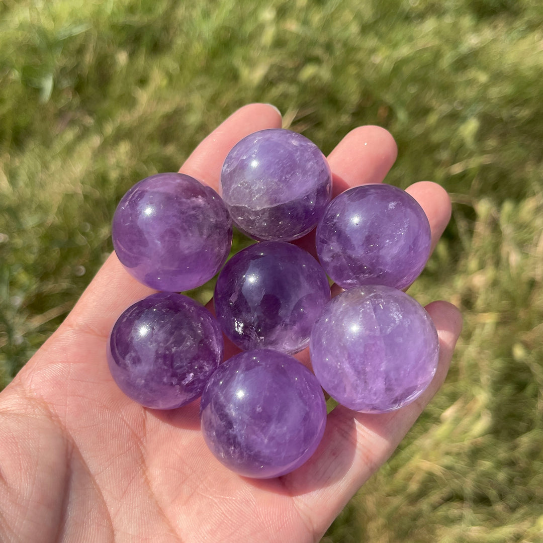 Natural Crystal Amethyst Mini Sphere