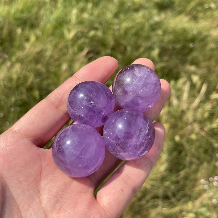 Natural Crystal Amethyst Mini Sphere