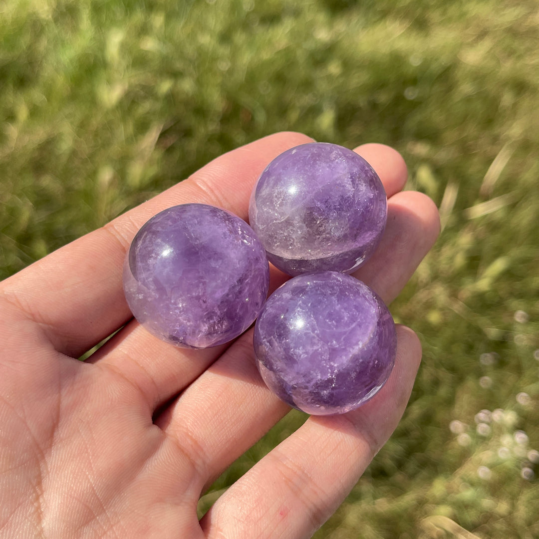 Natural Crystal Amethyst Mini Sphere