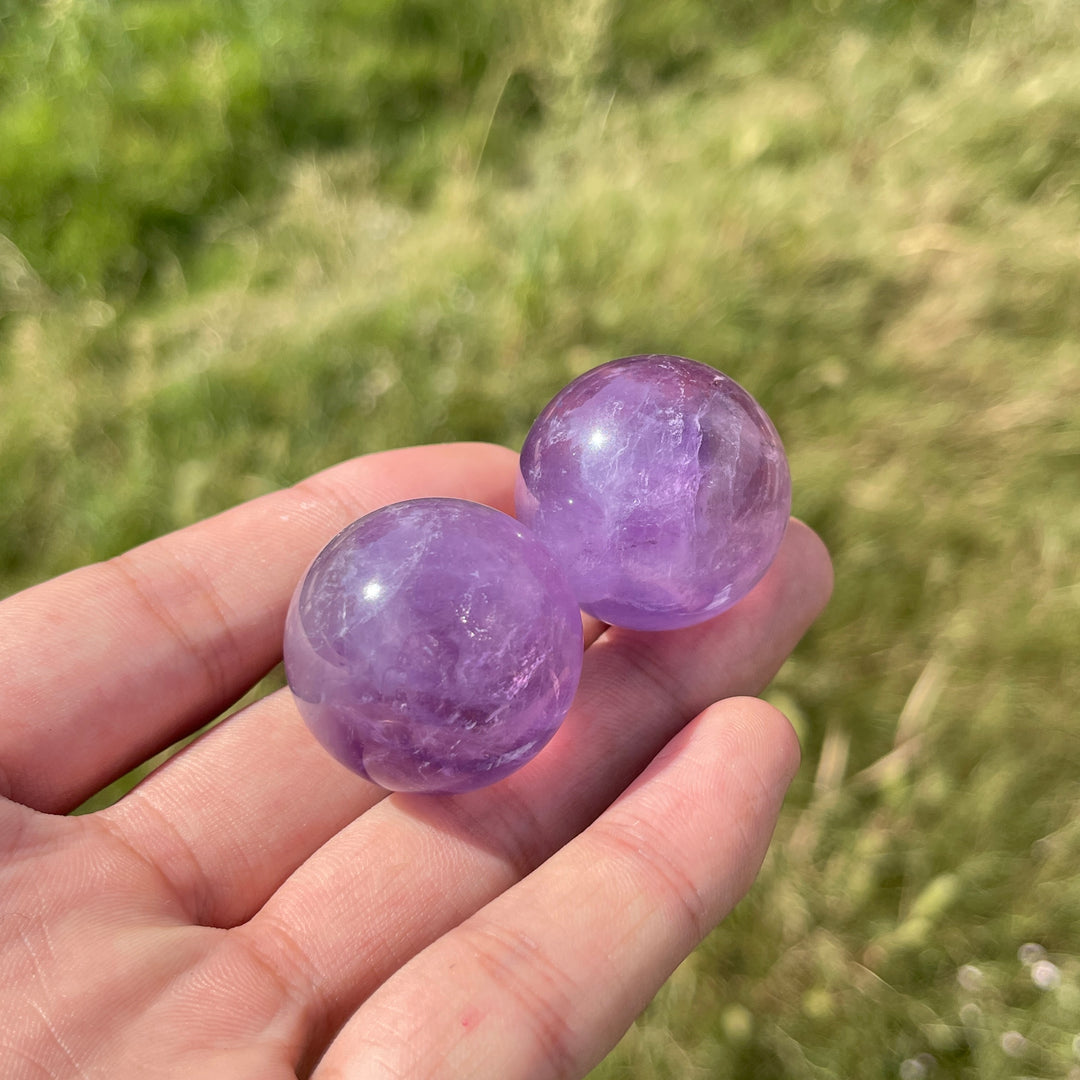 Natural Crystal Amethyst Mini Sphere