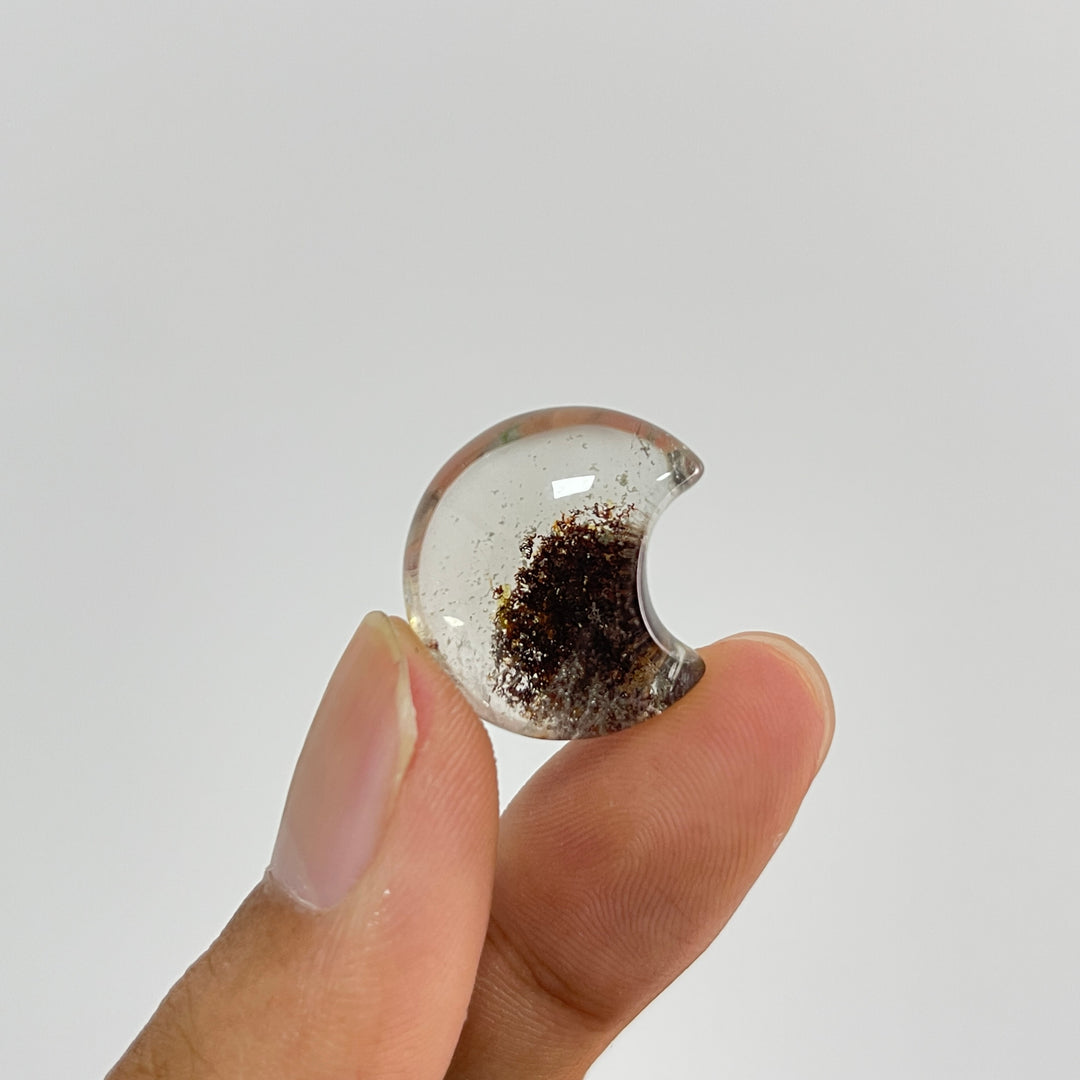 Natural Crystal Garden Quartz Moon
