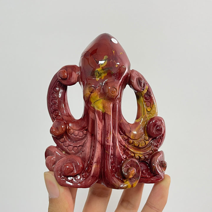 Unique,A Slightly Imperfect Natural Crystal Vivid Mookaite Octopus
