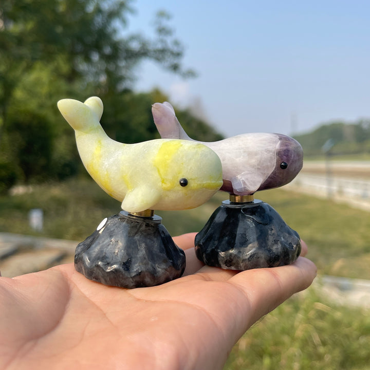 A Slightly Imperfect Natural Crystal Rotating Whale