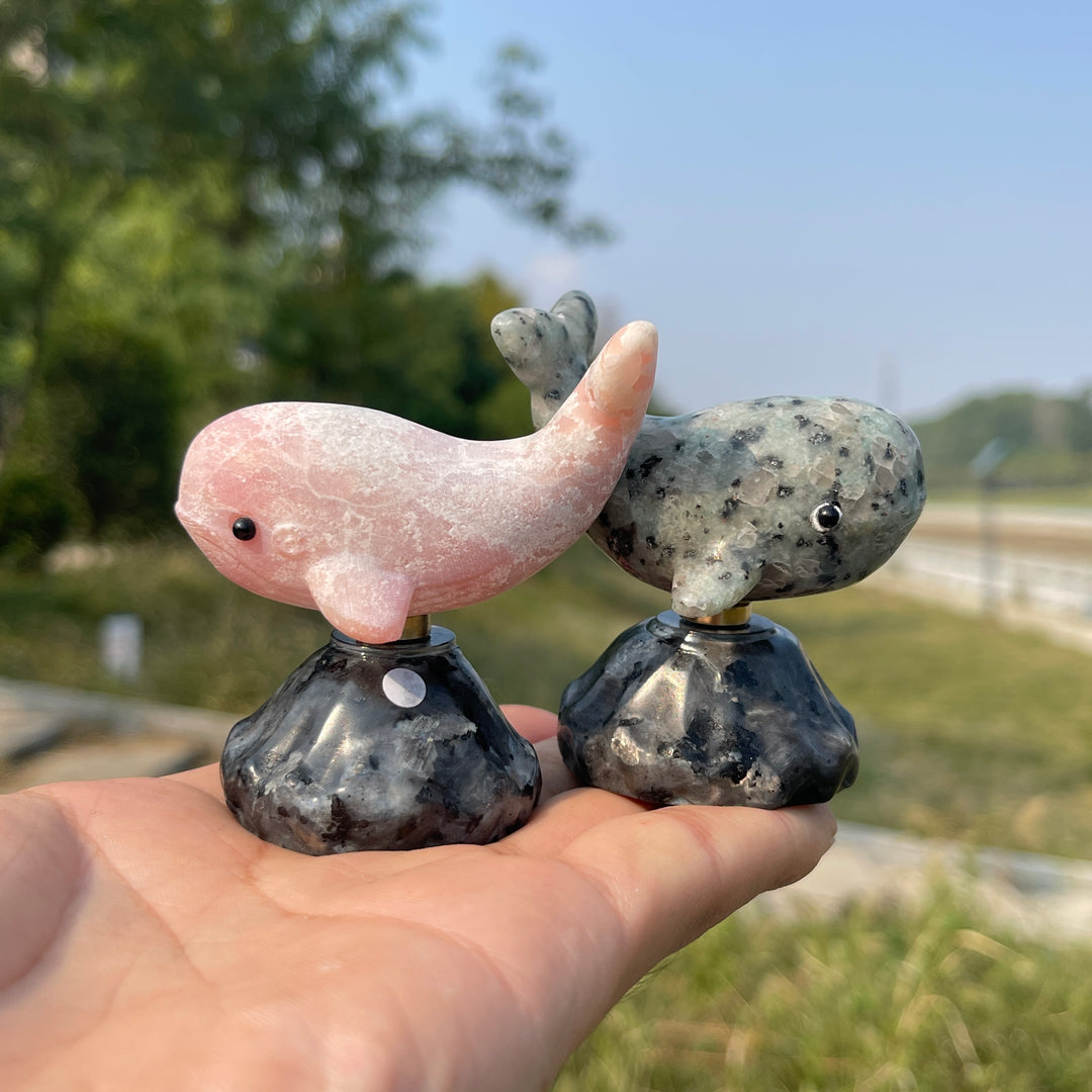 A Slightly Imperfect Natural Crystal Rotating Whale