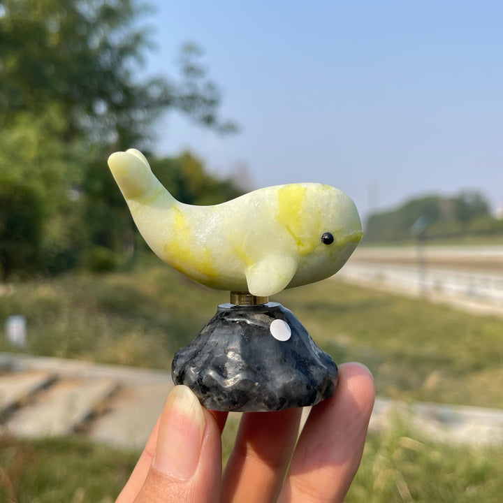 A Slightly Imperfect Natural Crystal Rotating Whale