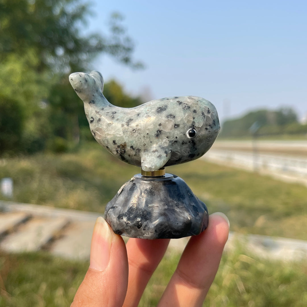 A Slightly Imperfect Natural Crystal Rotating Whale