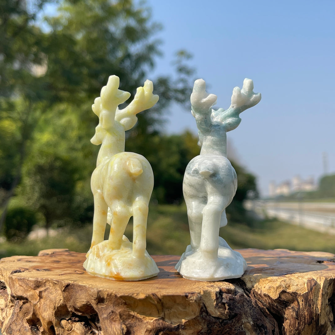 Natural Crystal Carving Sika Deer