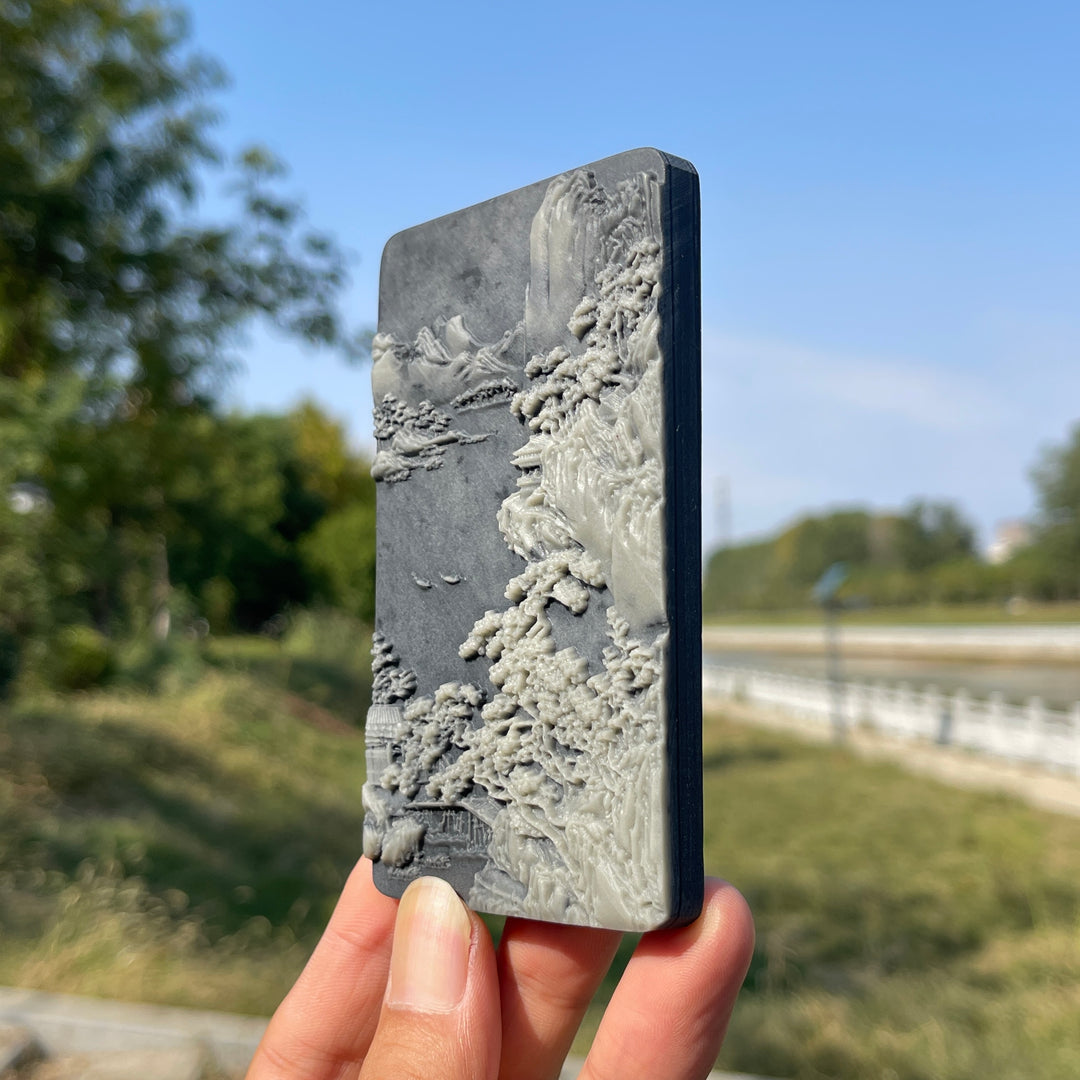 Unique,Natural Crystal TaiJi Stone Exquisite Landscape