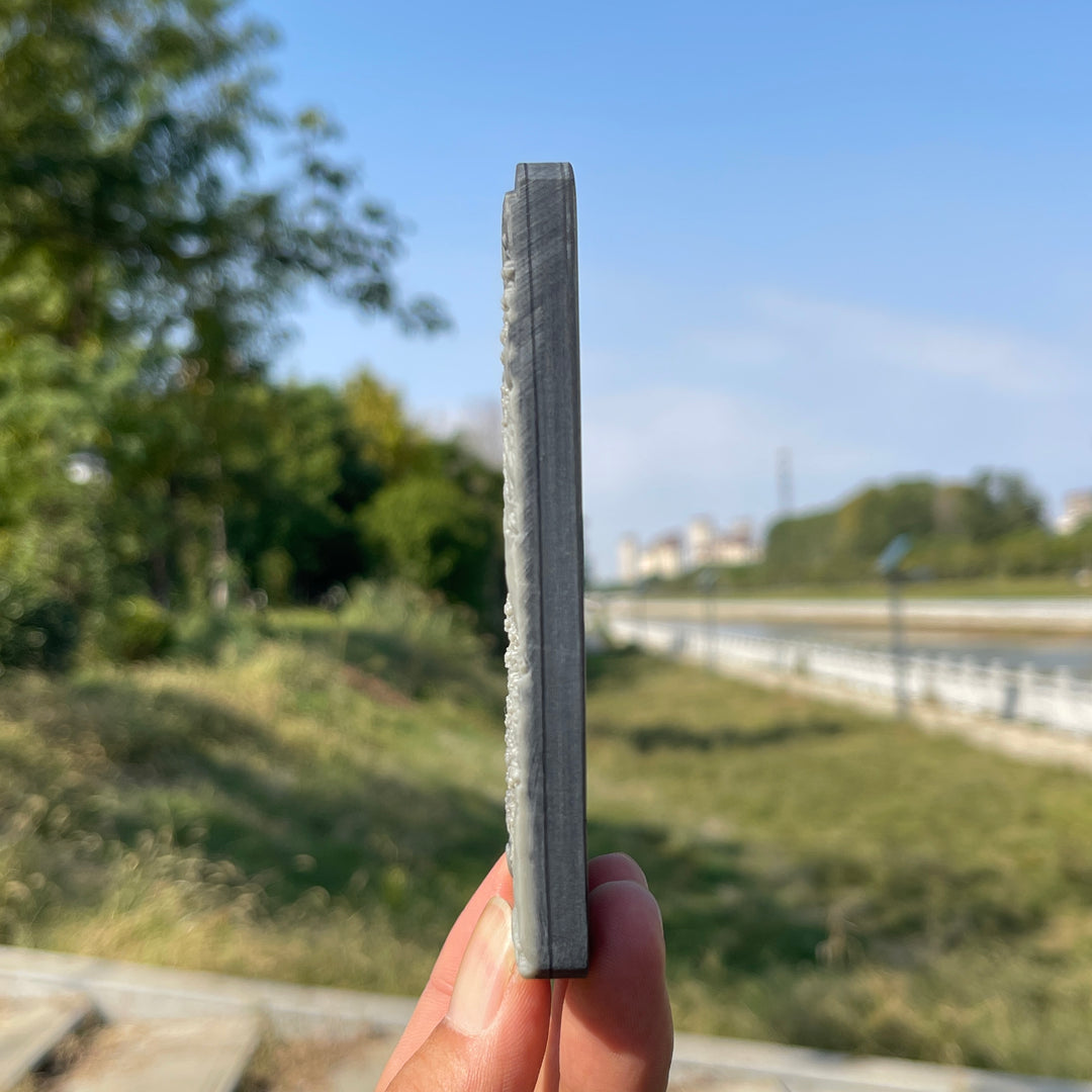 Unique,Natural Crystal TaiJi Stone Exquisite Landscape