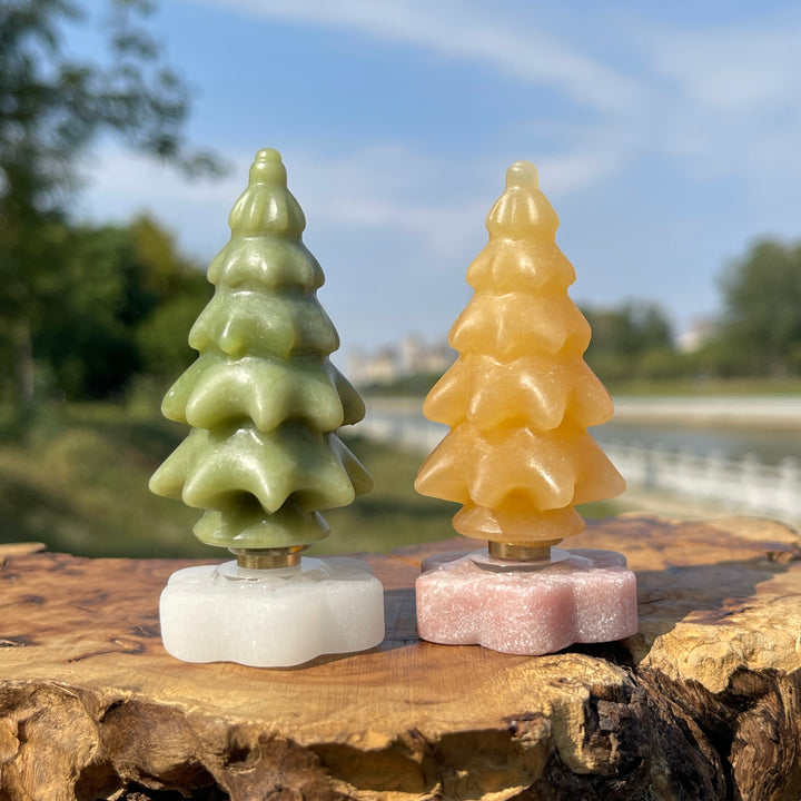 Natural Crystal Rotatable Christmas Tree
