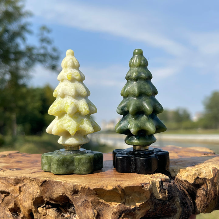 Natural Crystal Rotatable Christmas Tree