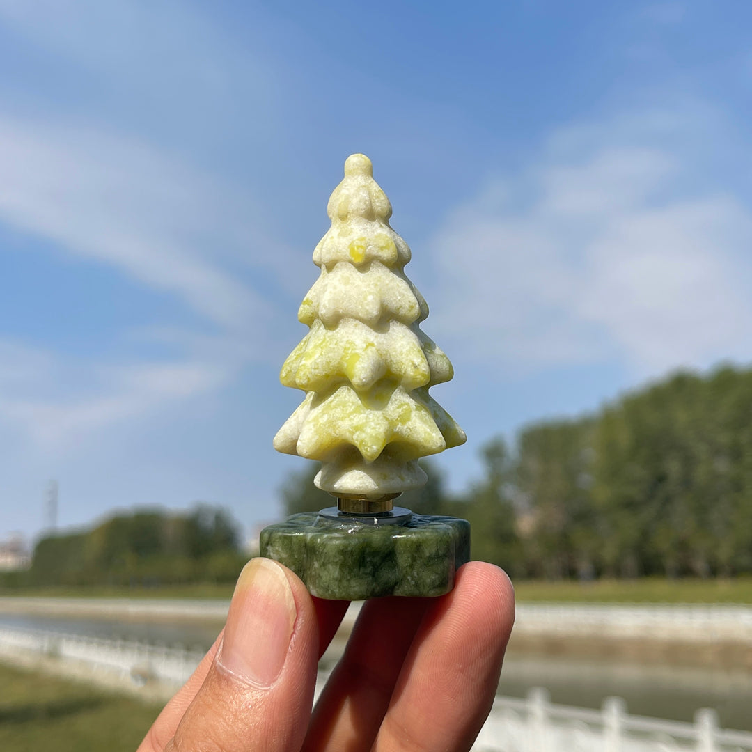 Natural Crystal Rotatable Christmas Tree