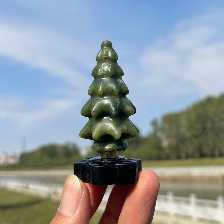 Natural Crystal Rotatable Christmas Tree
