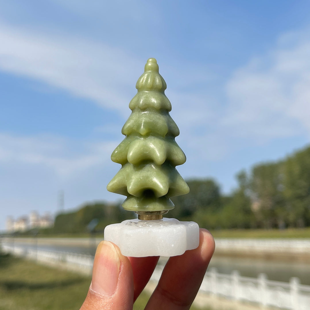 Natural Crystal Rotatable Christmas Tree