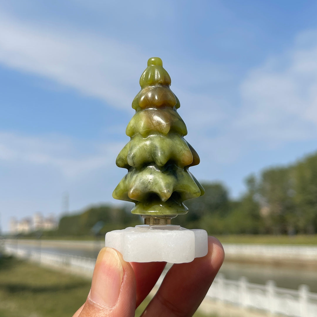 Natural Crystal Rotatable Christmas Tree