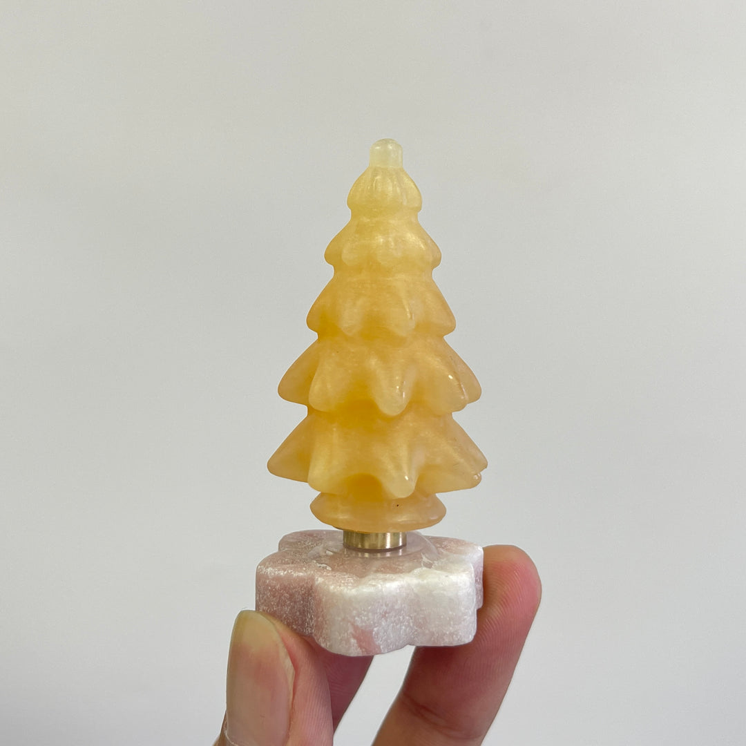 Natural Crystal Rotatable Christmas Tree