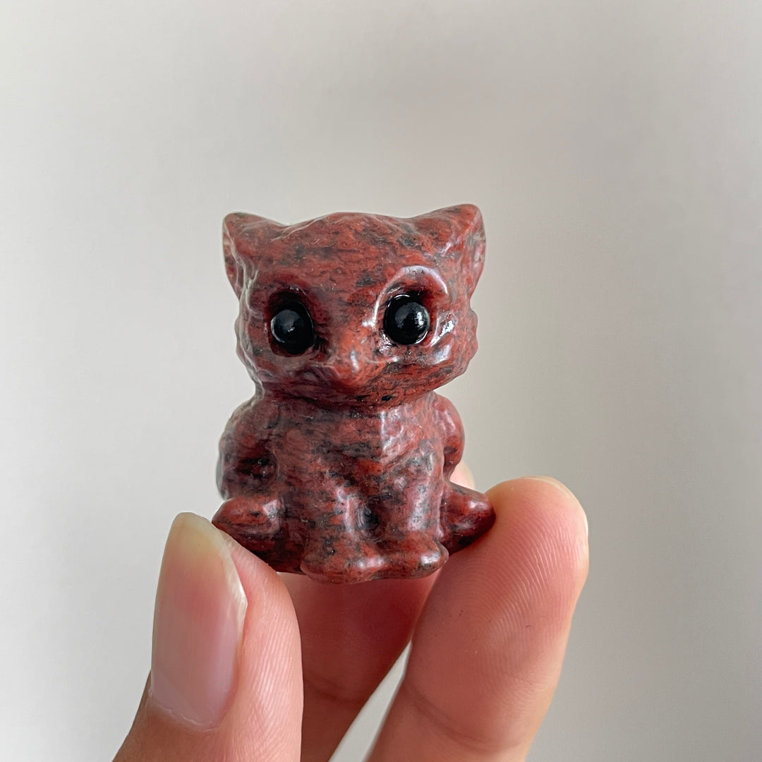 Natural Crystal Cute Sitting Small Griffon
