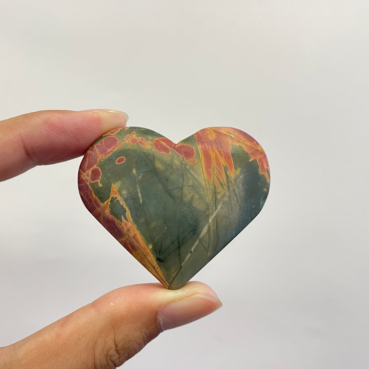 Natural Crystal Norina Jasper Heart