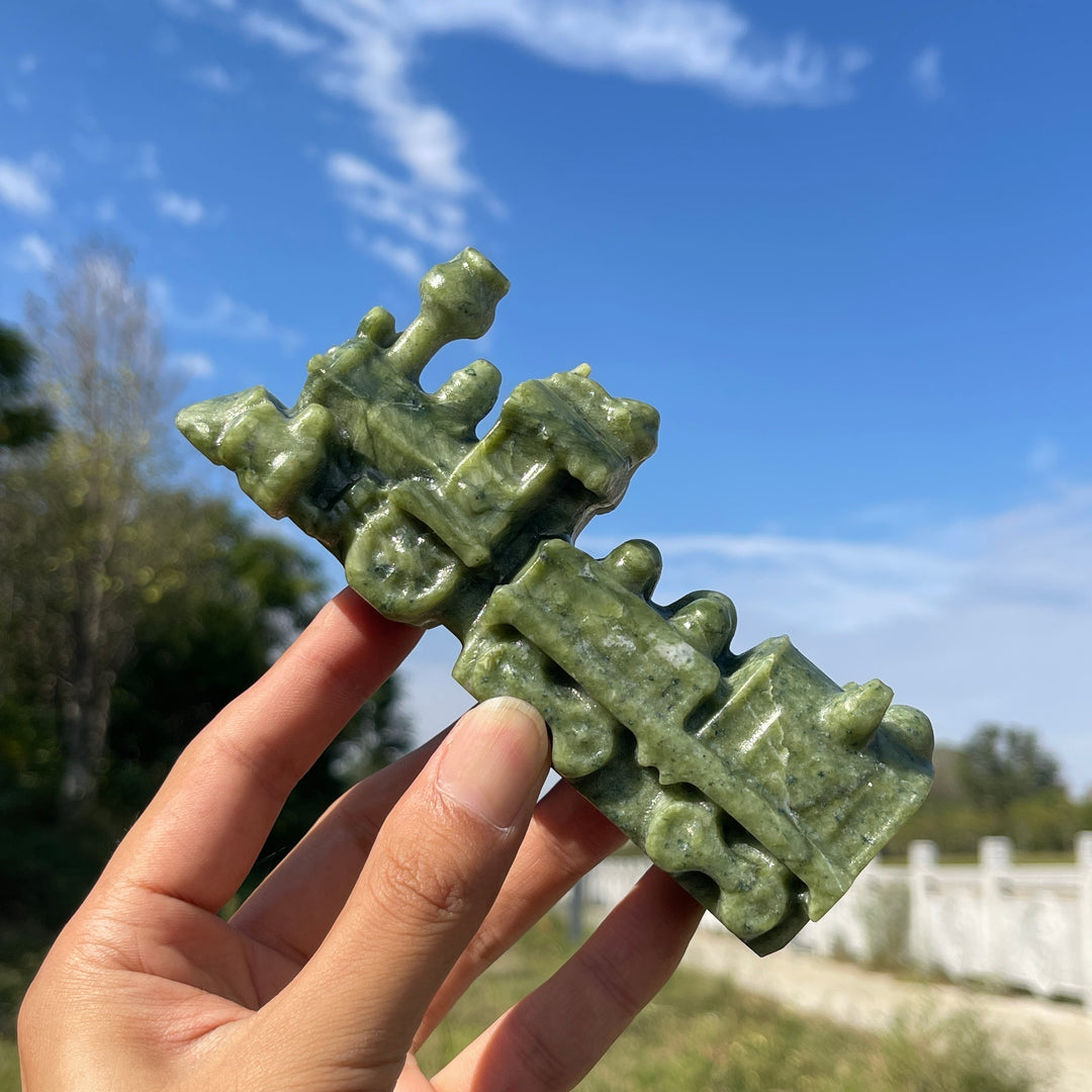 Natural Crystal Carving Train