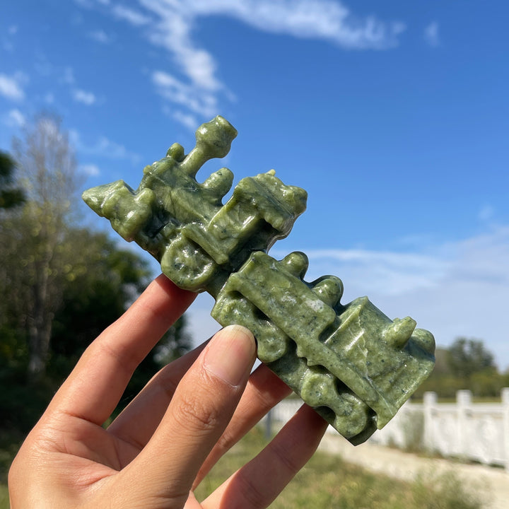 Natural Crystal Carving Train
