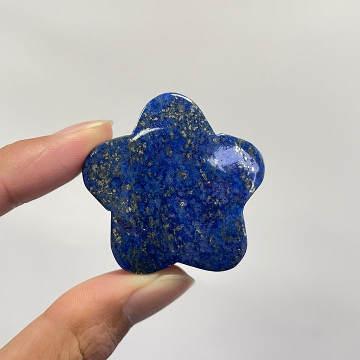 Natural Crystal Carving Lapis Lazuli Flower