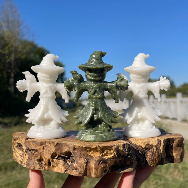 A Slightly Imperfect Natural Crystal Standing Scarecrow