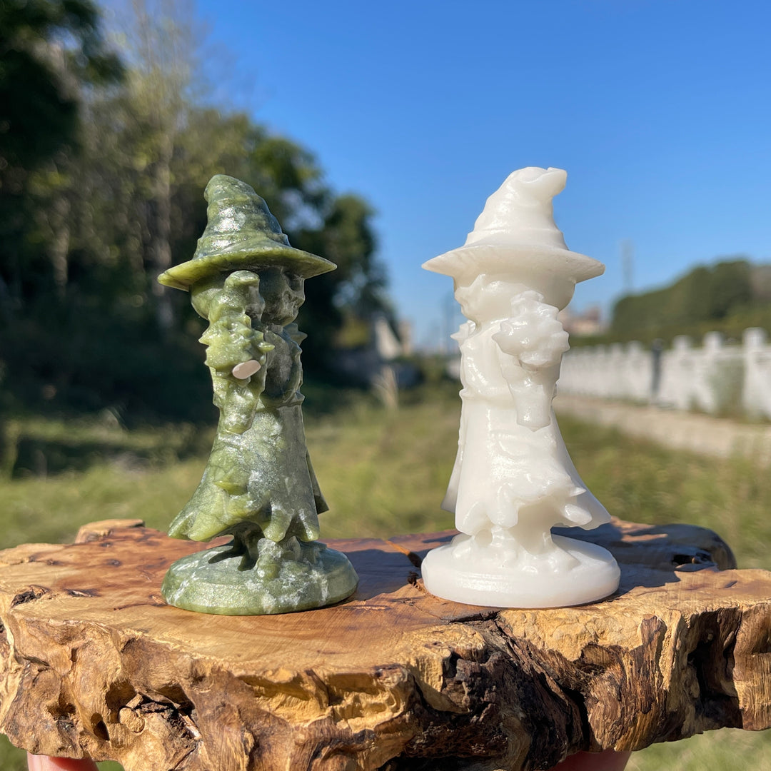 A Slightly Imperfect Natural Crystal Standing Scarecrow