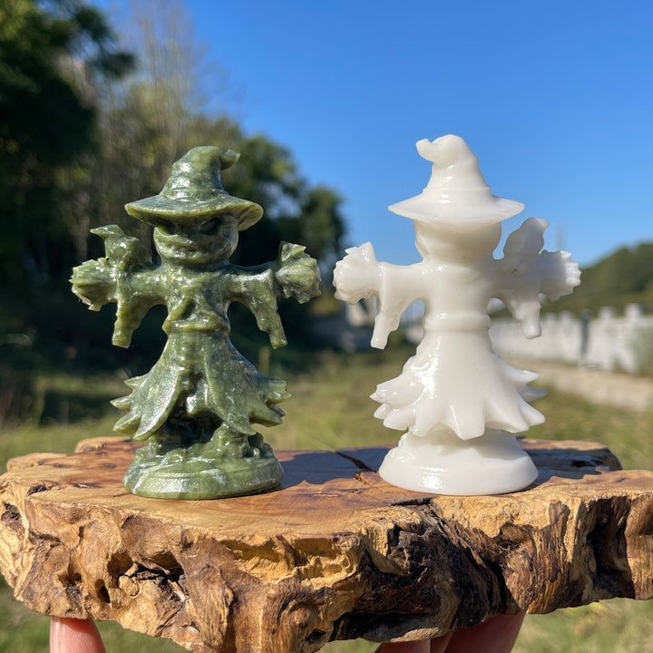 A Slightly Imperfect Natural Crystal Standing Scarecrow
