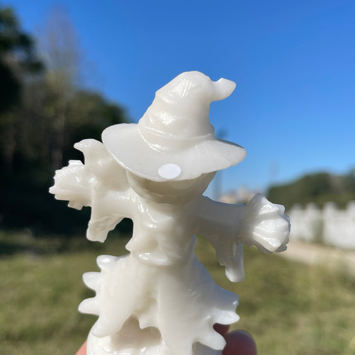 A Slightly Imperfect Natural Crystal Standing Scarecrow