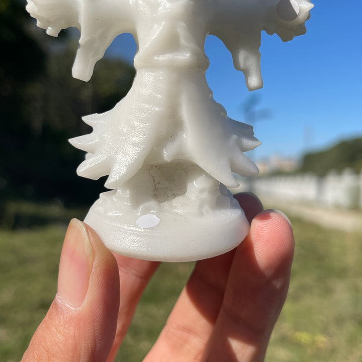 A Slightly Imperfect Natural Crystal Standing Scarecrow