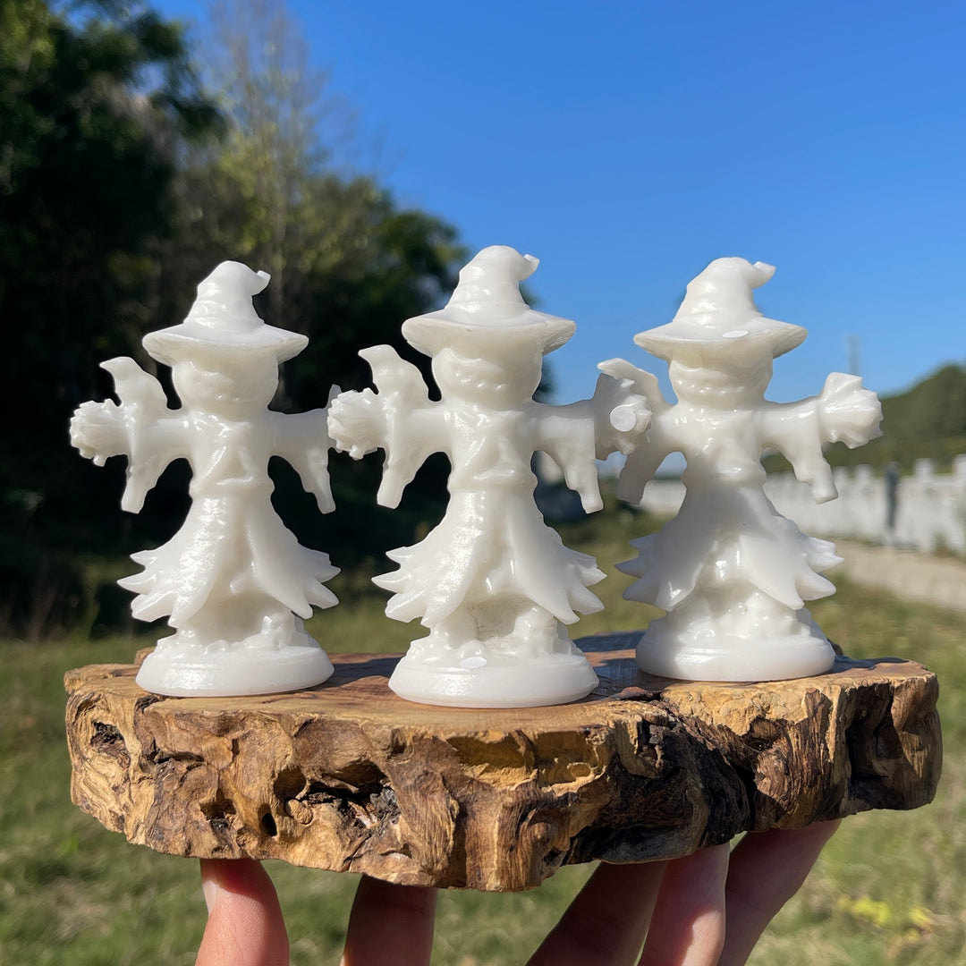 A Slightly Imperfect Natural Crystal Standing Scarecrow