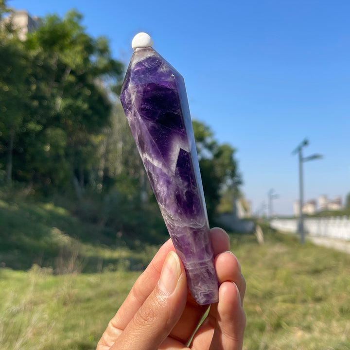 Natural Crystal Dream Amethyst Wand