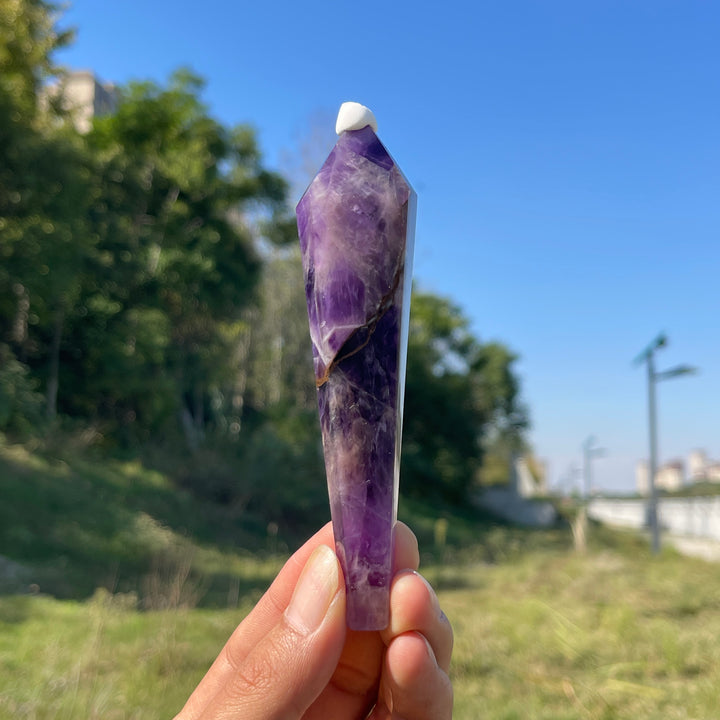Natural Crystal Dream Amethyst Wand