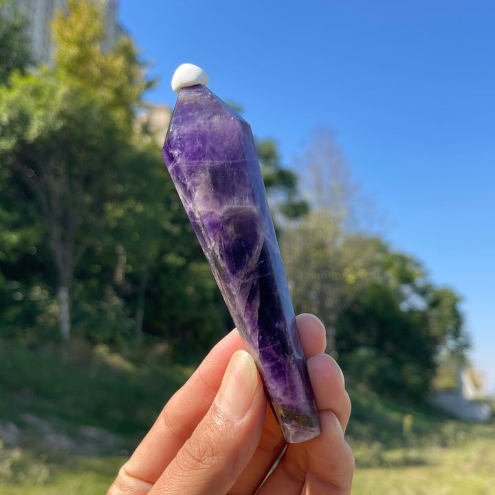 Natural Crystal Dream Amethyst Wand