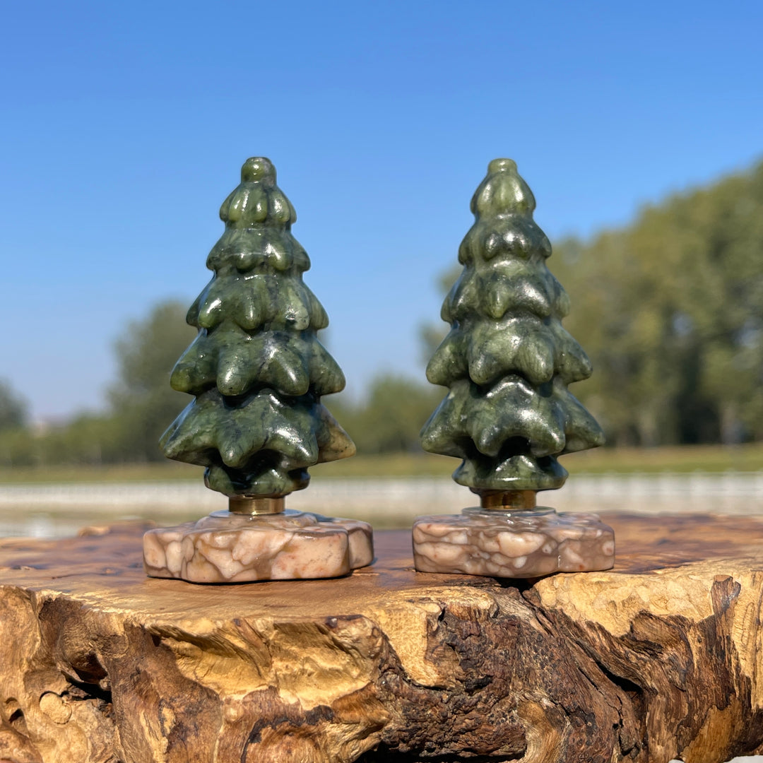 Natural Crystal Rotatable Christmas Tree