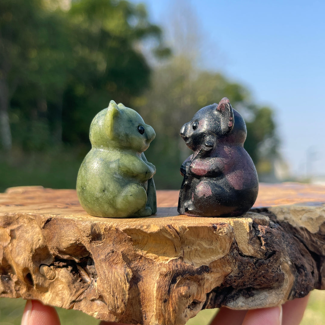 Natural Crystal Carving Small Cute Koala