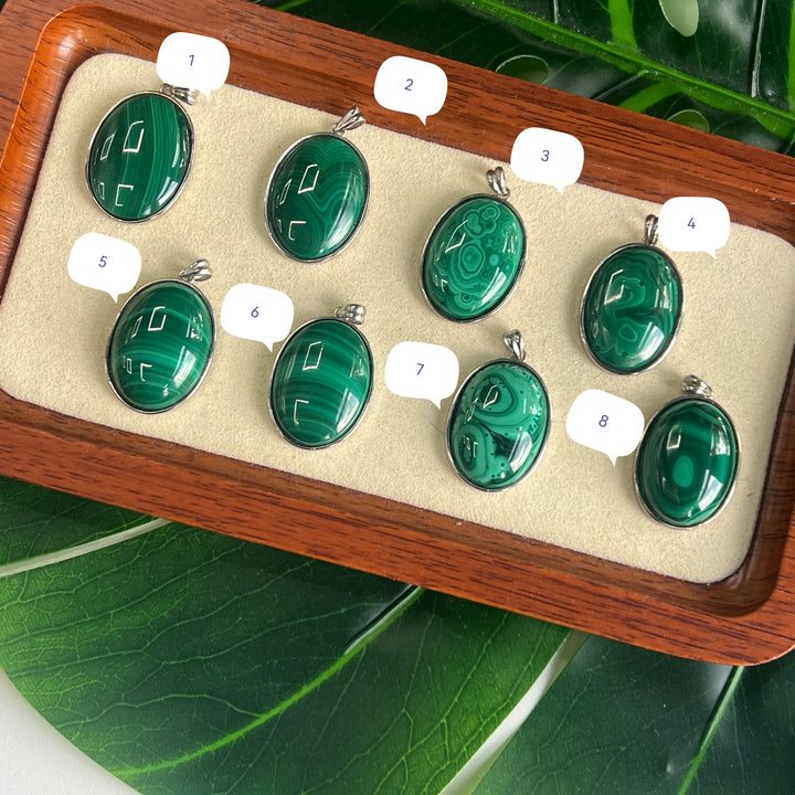 Unique,Malachite Pendant
