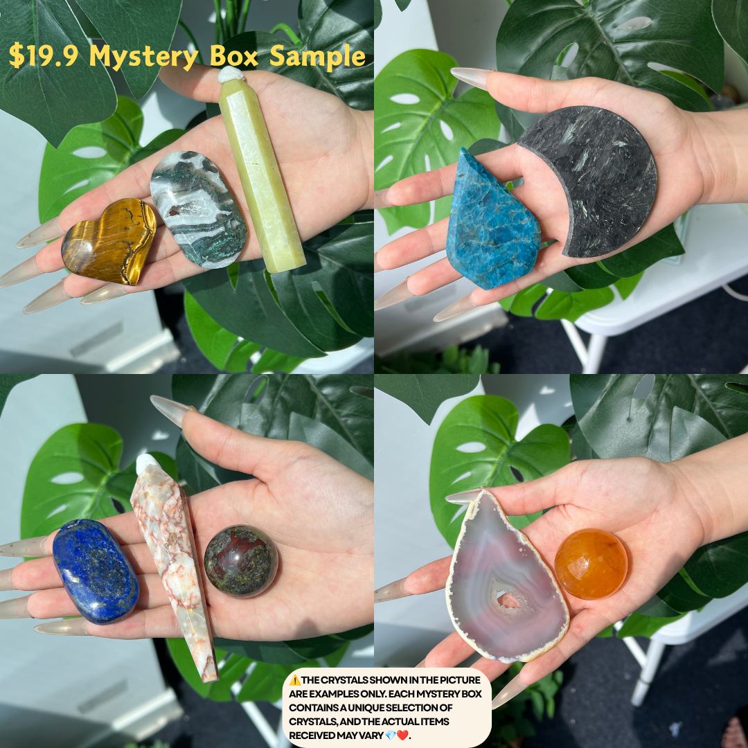 Coffret mystère en cristal