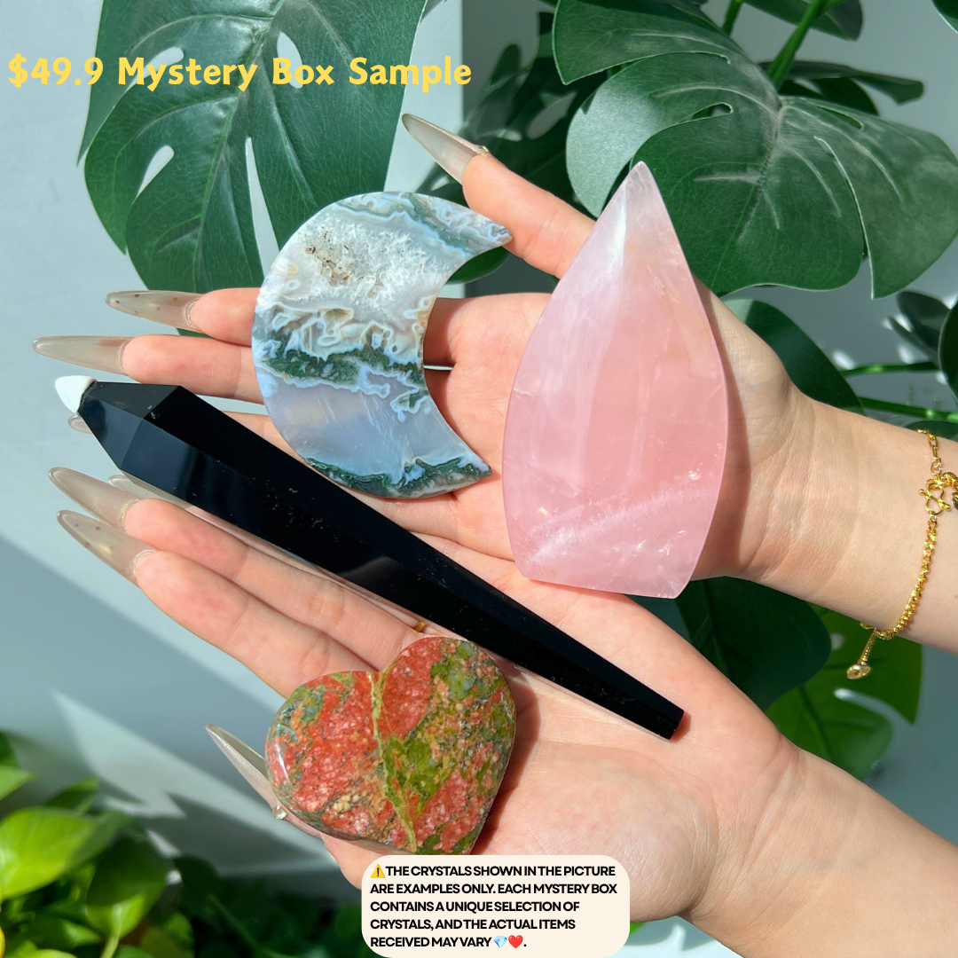 Coffret mystère en cristal