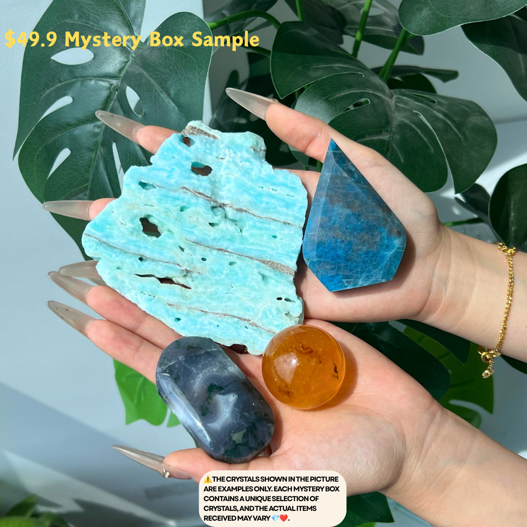 Coffret mystère en cristal
