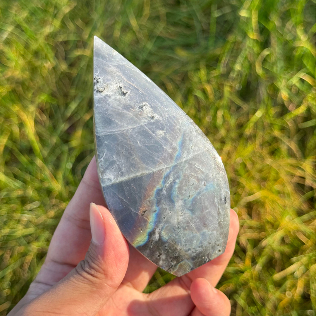 Natural Labradorite Teardrop