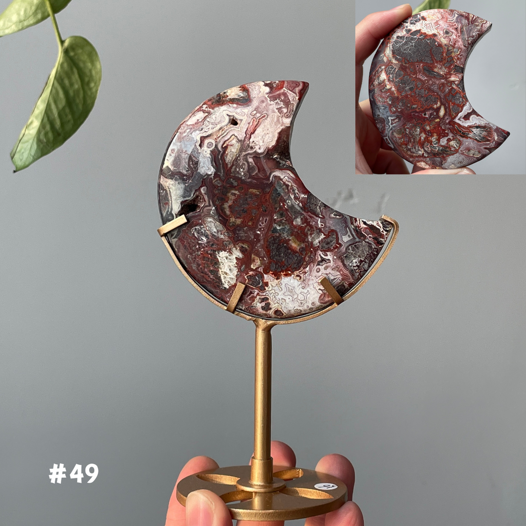 Unique, Mexican Agate Moon