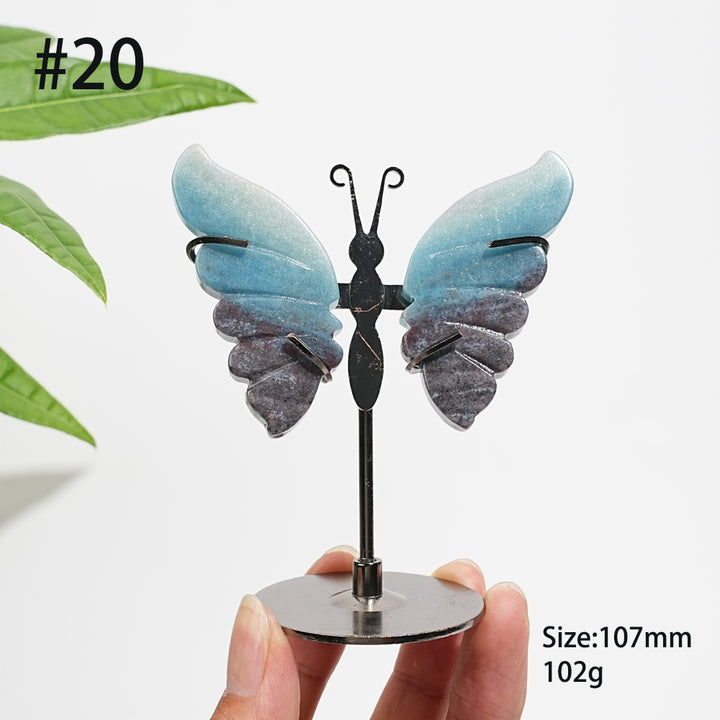Unique,Natural Trolleite Butterfly Wings Display