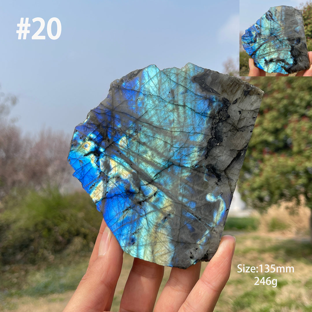 Unique,Natural Labradorite Slice