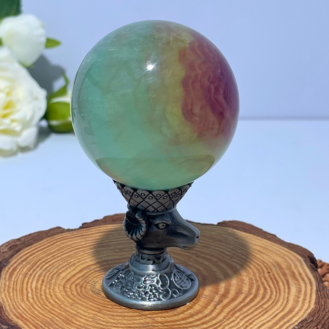 12 Zodiac Animal Metal Sphere Holder
