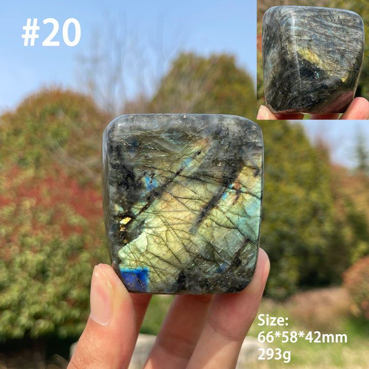 Unique,Natural Crystal Labradorite Ornament