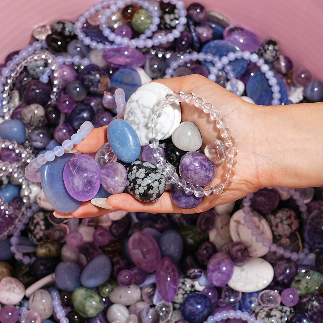 KIKI Crystal Blue & Purple Bedtime Relaxation Scoop