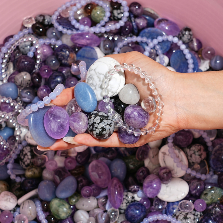 KIKI Crystal Blue & Purple Bedtime Relaxation Scoop