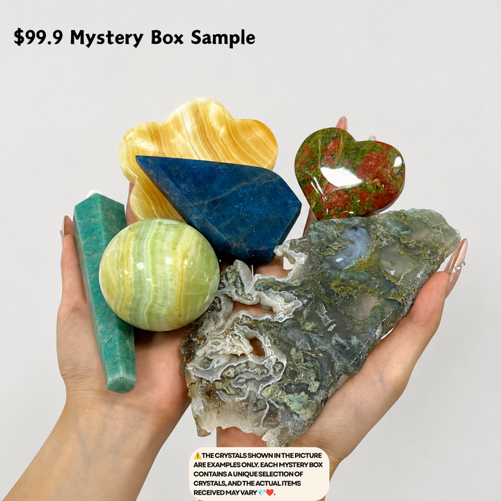 Coffret mystère en cristal