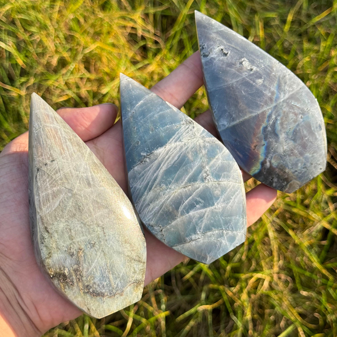 Natural Labradorite Teardrop